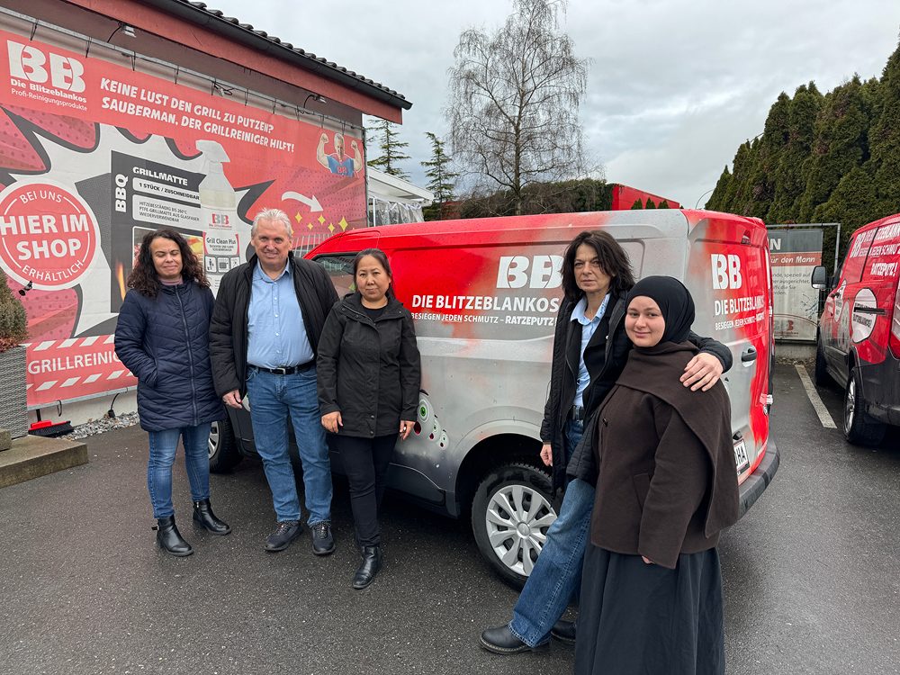 Teil des Teams der Blitzeblankos Gebäudereinigung und -dienstleistungs GmbH